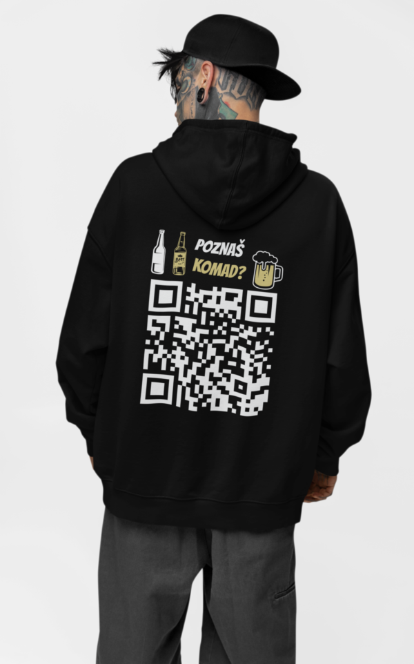 Poznaš komad? Hoodie - Oversized - Image 2