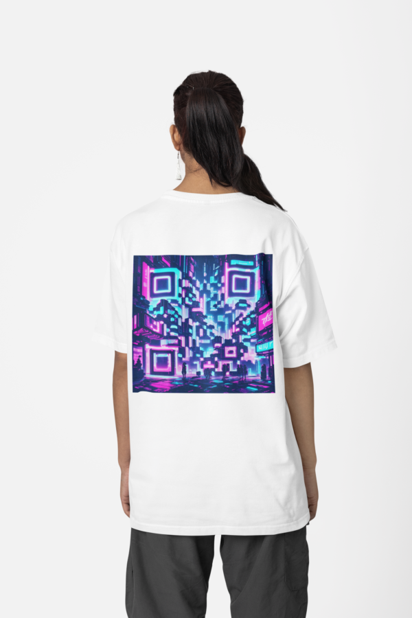 Neon city T-shirt - Oversized - Image 5