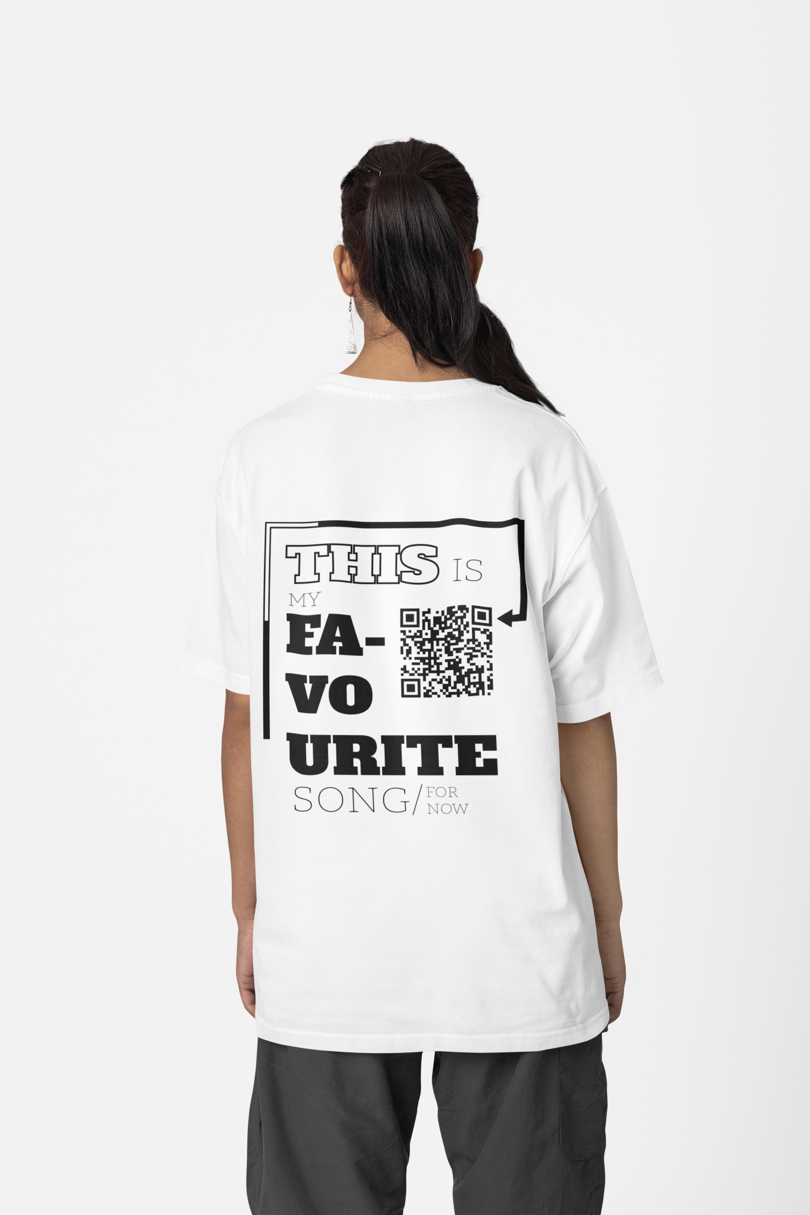 This is my Favourite song T-shirt - Oversized - slika 3