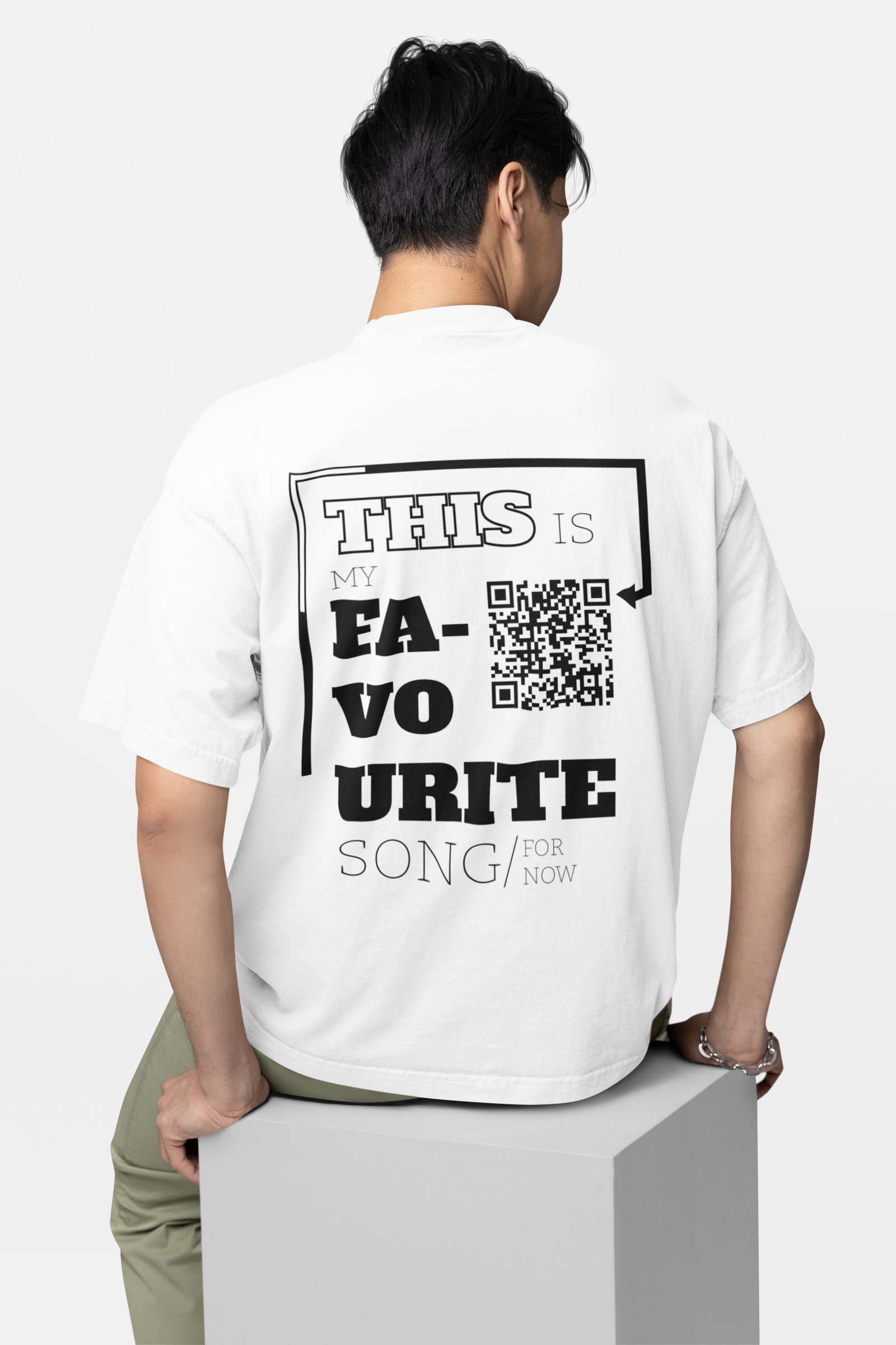 This is my Favourite song T-shirt - Oversized - slika 2