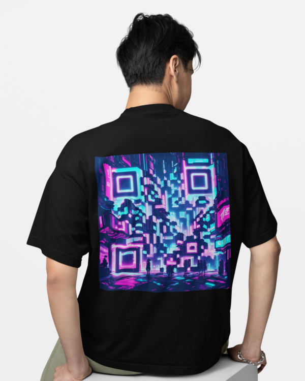 Neon city T-shirt - Oversized