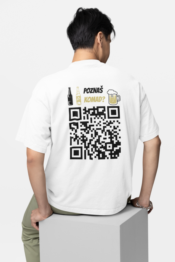 Poznaš komad? T-shirt - Oversized - Image 2