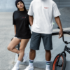 Blue sky T-shirt - Oversized - Image 6